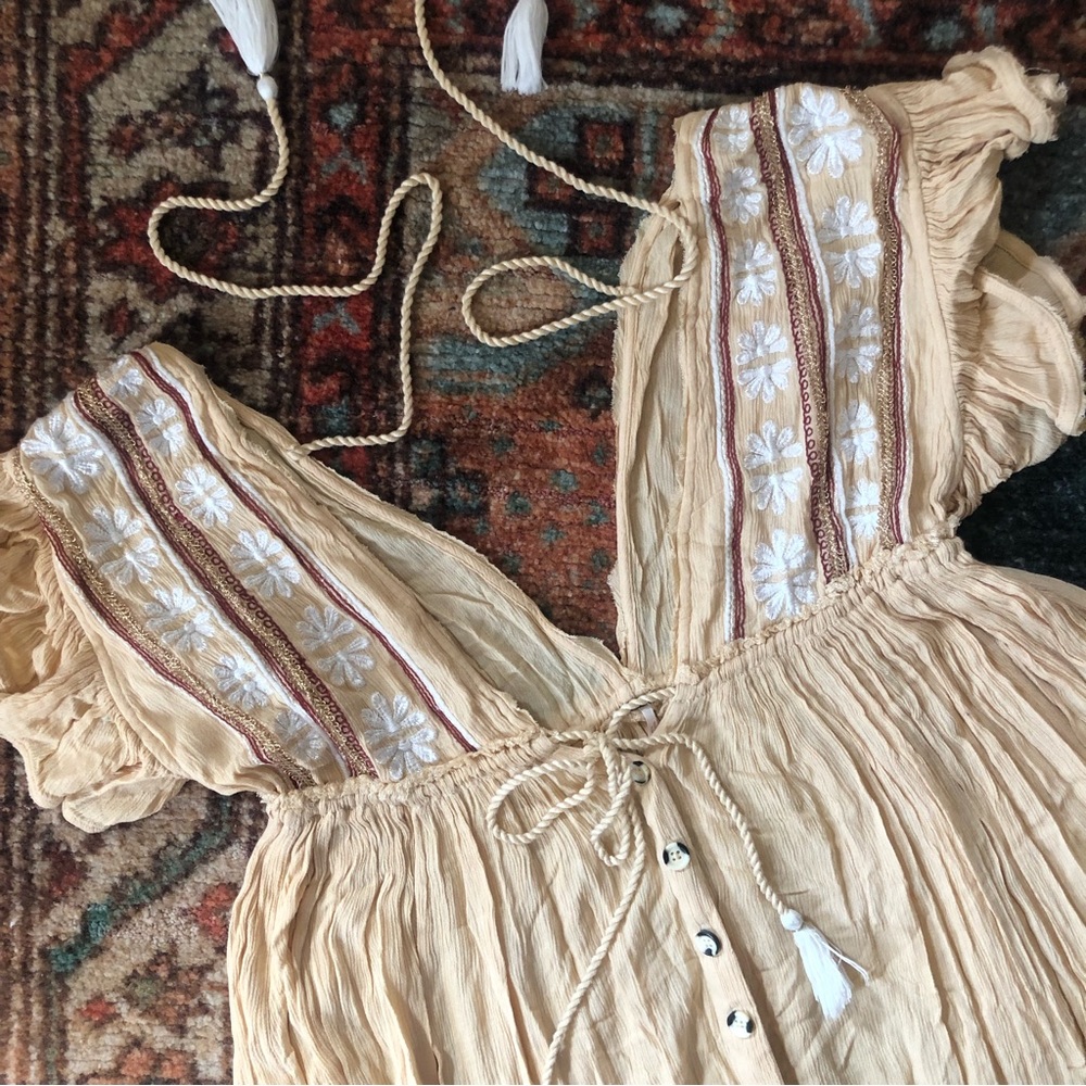 Free People Gauze Midi Dress